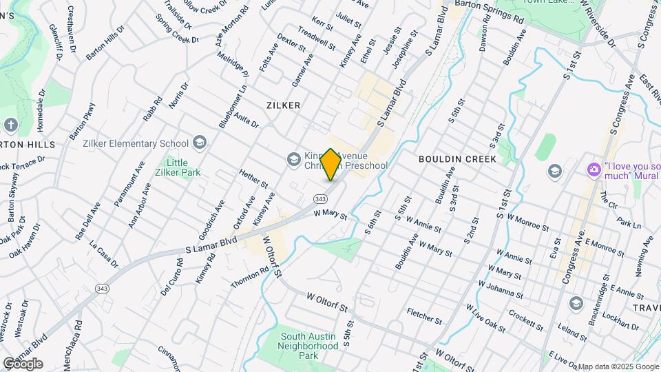 1702 S Lamar Blvd-Unit -1 Map and Location Details