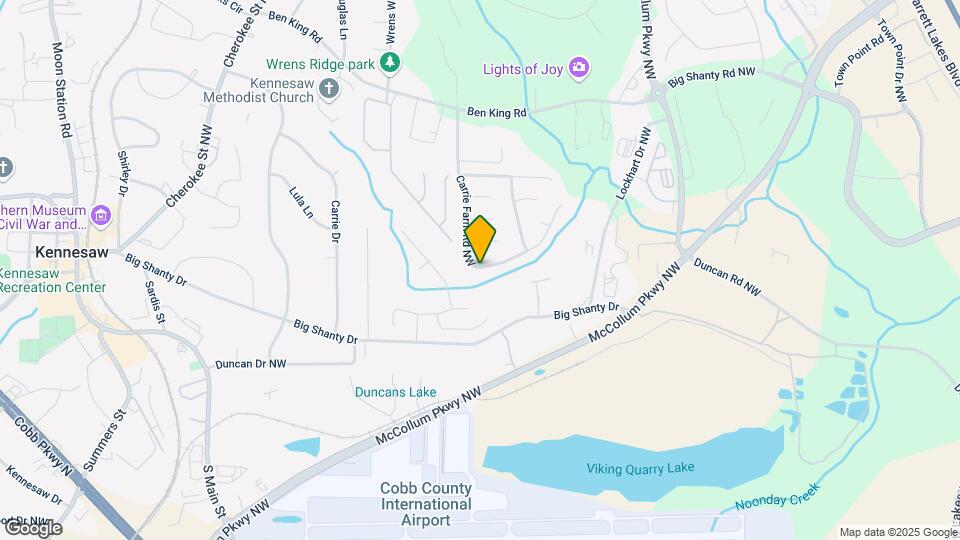 2963 Carrie Farm Rd NW Map and Location Details