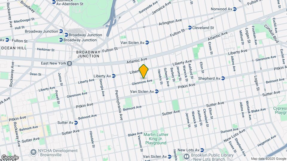 493 Glenmore Ave Mapa y Detalles de la Ubicación