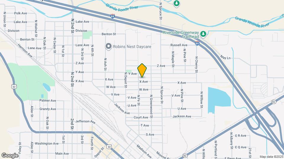 1407 X Ave Map and Location Details