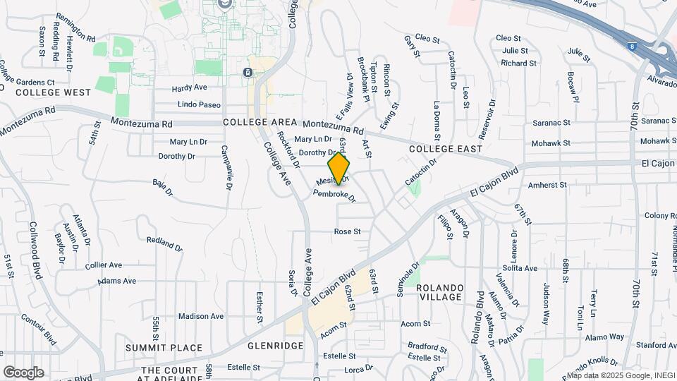 6208 Pembroke Dr Map and Location Details