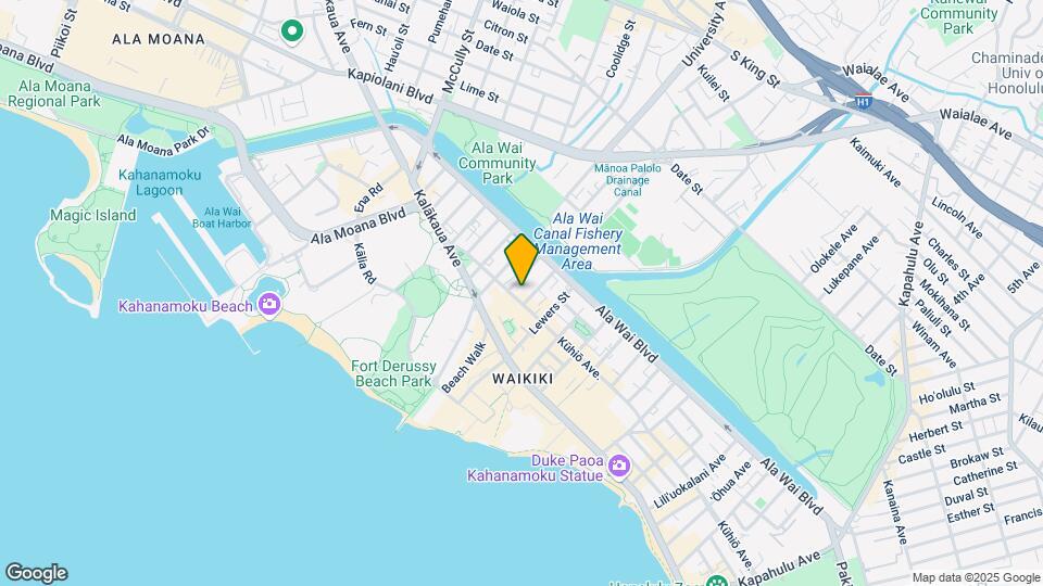 2140 Kuhio Ave. Map and Location Details
