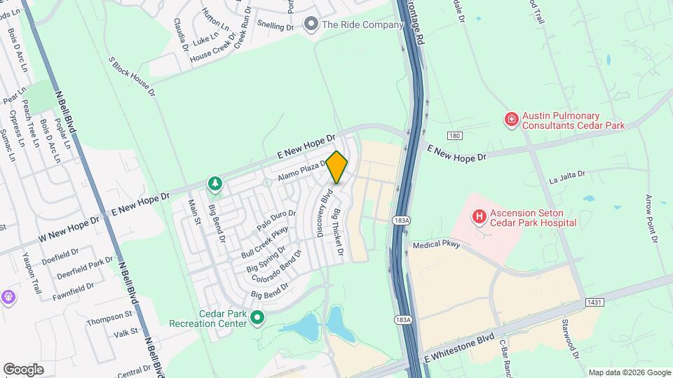 1802 Discovery Blvd Map and Location Details