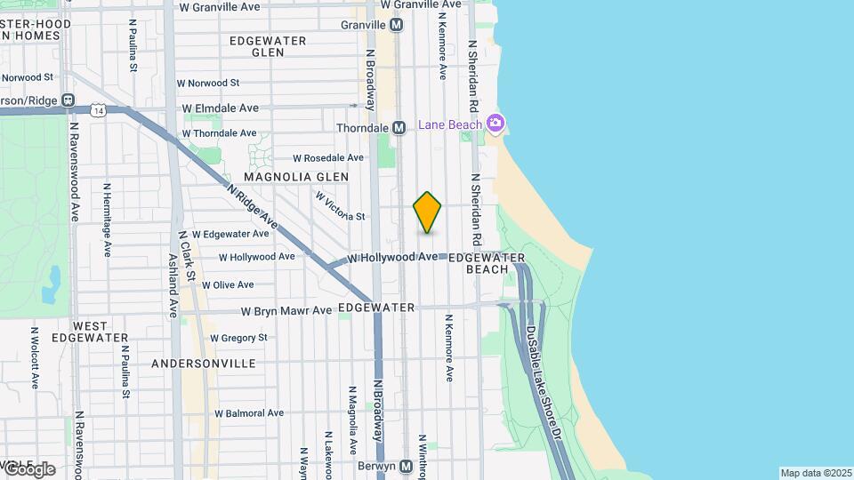5717-5721 N Winthrop Ave Mapa y Detalles de la Ubicación