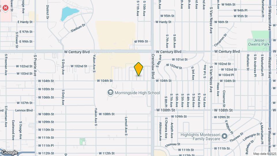 10238 Woodworth Ave Mapa y Detalles de la Ubicación