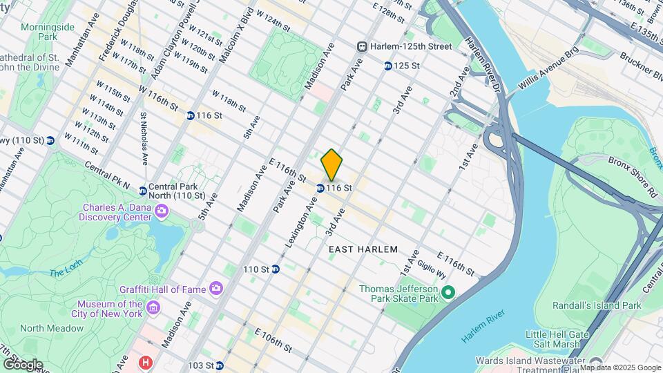 159 E 116th St Mapa y Detalles de la Ubicación