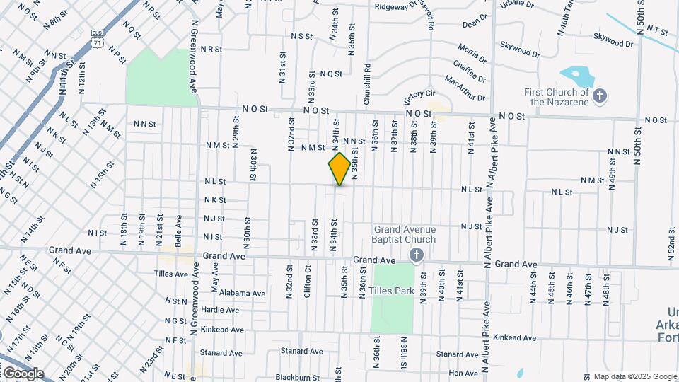 1318-1320 N 34th St Map and Location Details