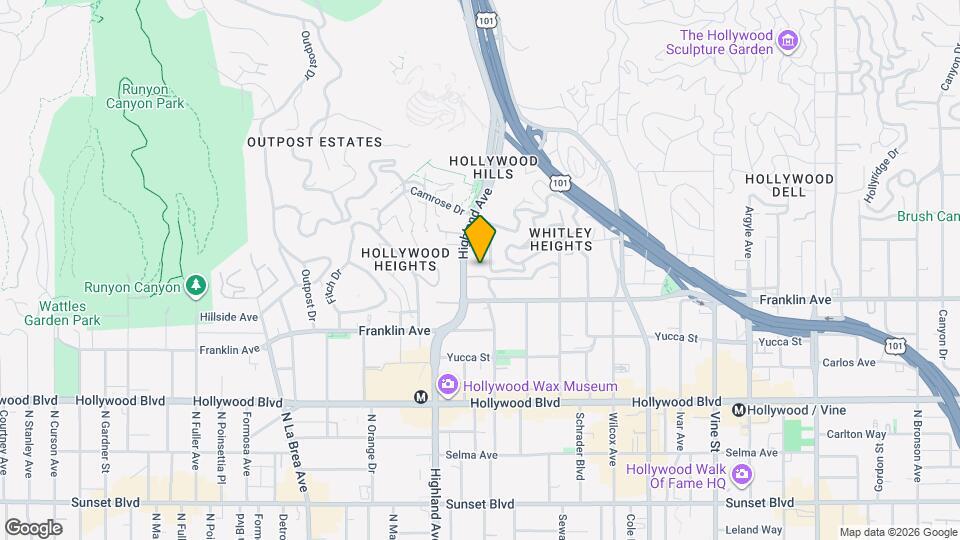 1940 Highland Ave Map and Location Details