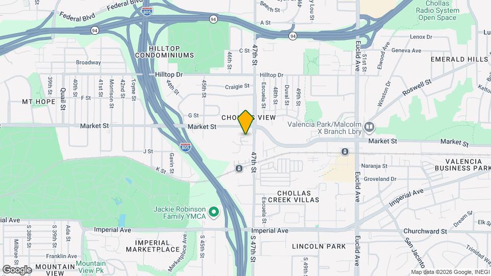 4646 Hartley St Map and Location Details