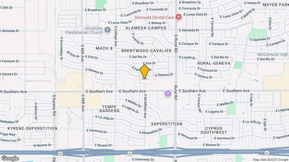 516 E Huntington Dr Mapa y Detalles de la Ubicación