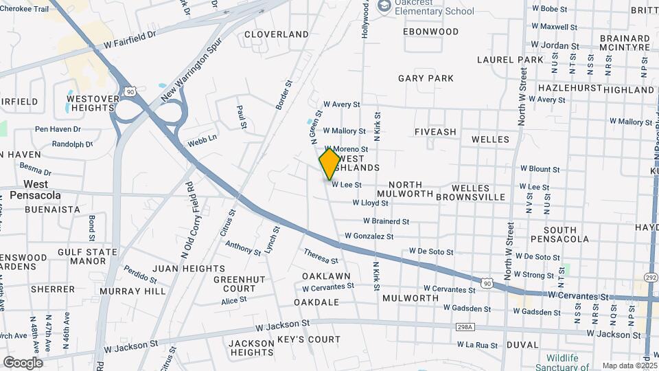 3821 W Lee St Map and Location Details