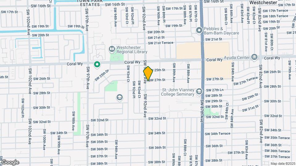 9130 SW 27th St Map and Location Details