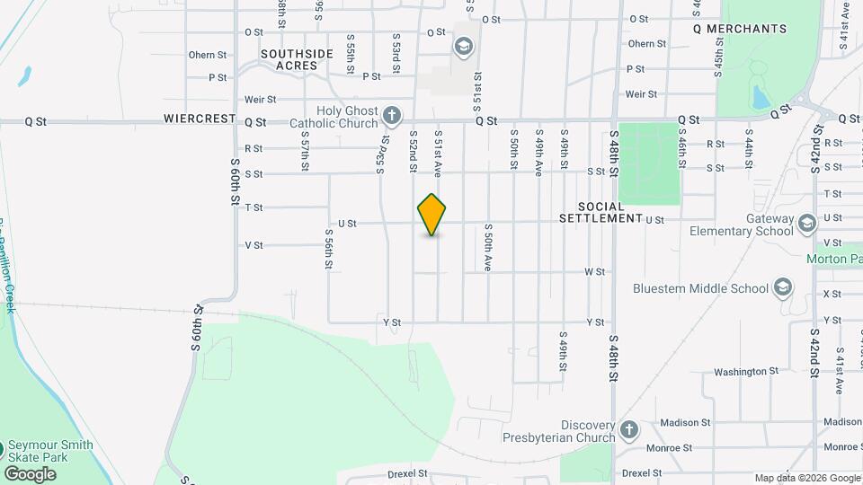 5628 S 51st Ave Map and Location Details