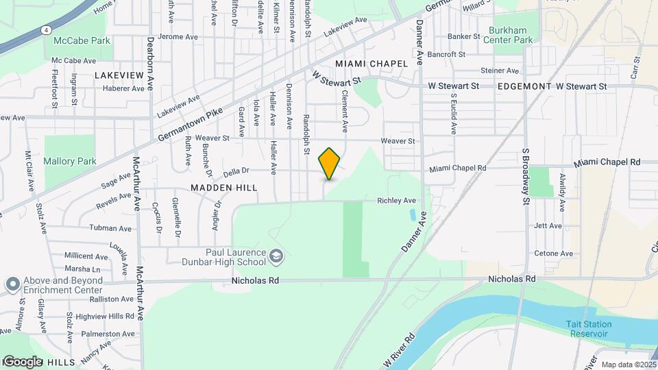 1314 Clement Ave Map and Location Details