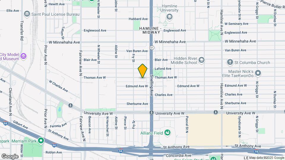 1608 Thomas Ave W Map and Location Details