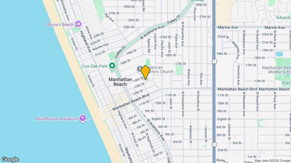 709 13th St Map and Location Details