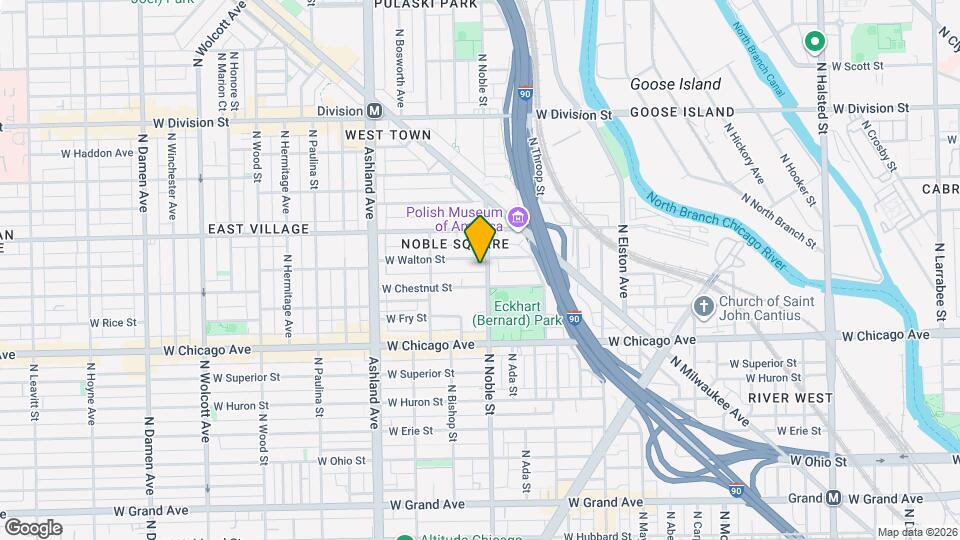 916 N Noble St Map and Location Details