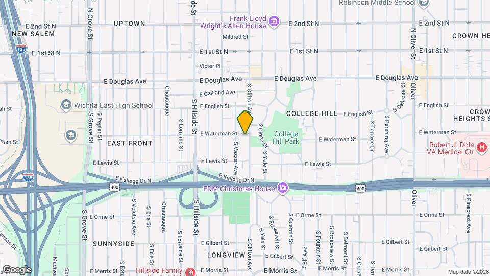 323 S Clifton Ave Map and Location Details