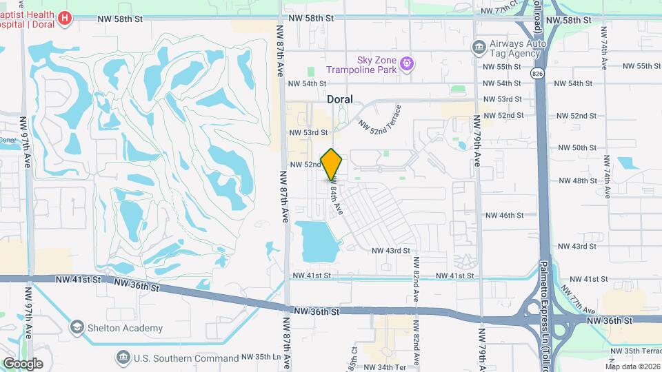 5084 NW 84th Ave, Unit B Map and Location Details