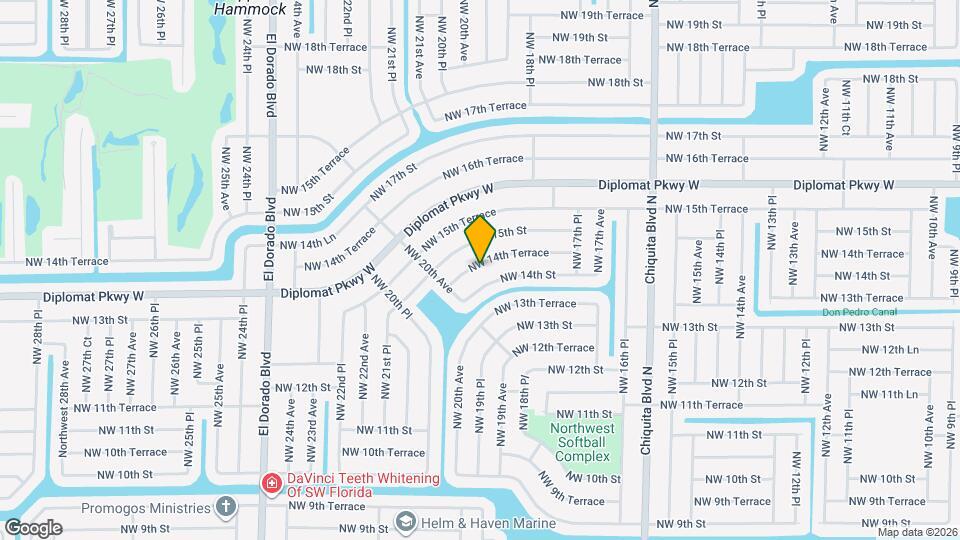 1902 NW 14th Terrace Map and Location Details