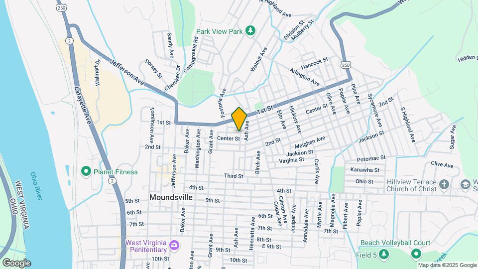 1316 Center St Mapa y Detalles de la Ubicación