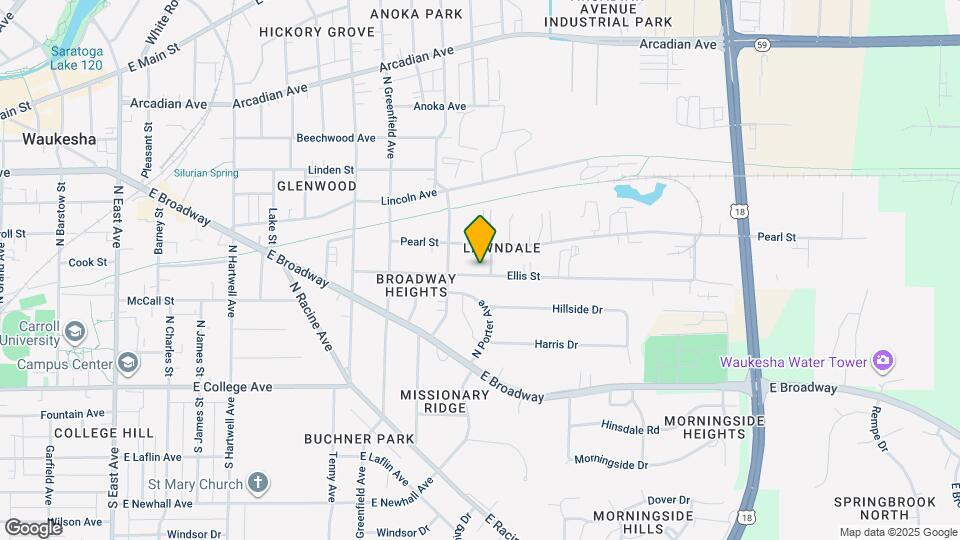 1228 Ellis St, Unit Upper Map and Location Details