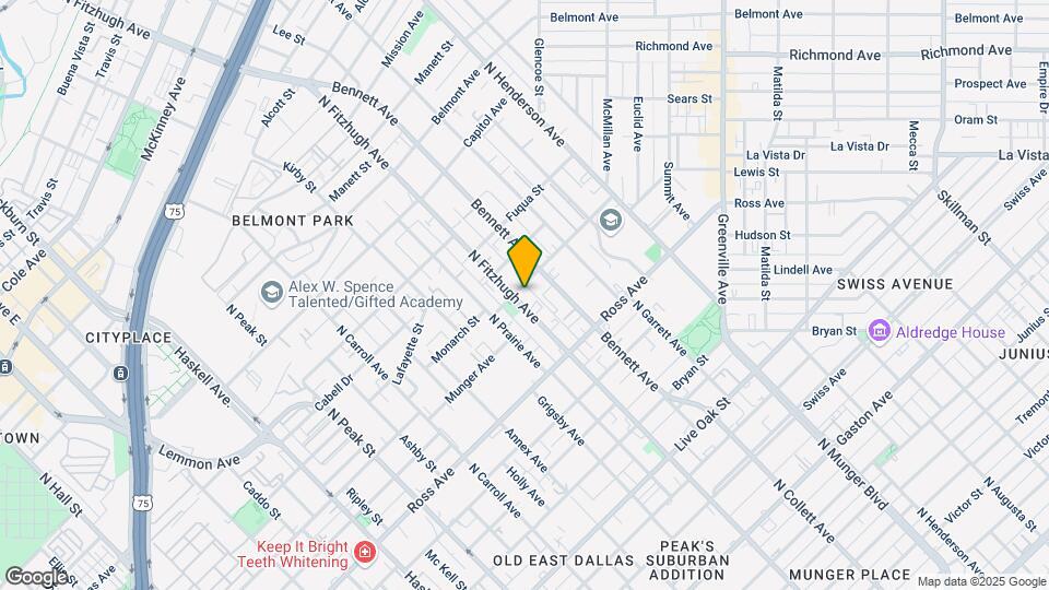 1830 N Fitzhugh Ave Map and Location Details