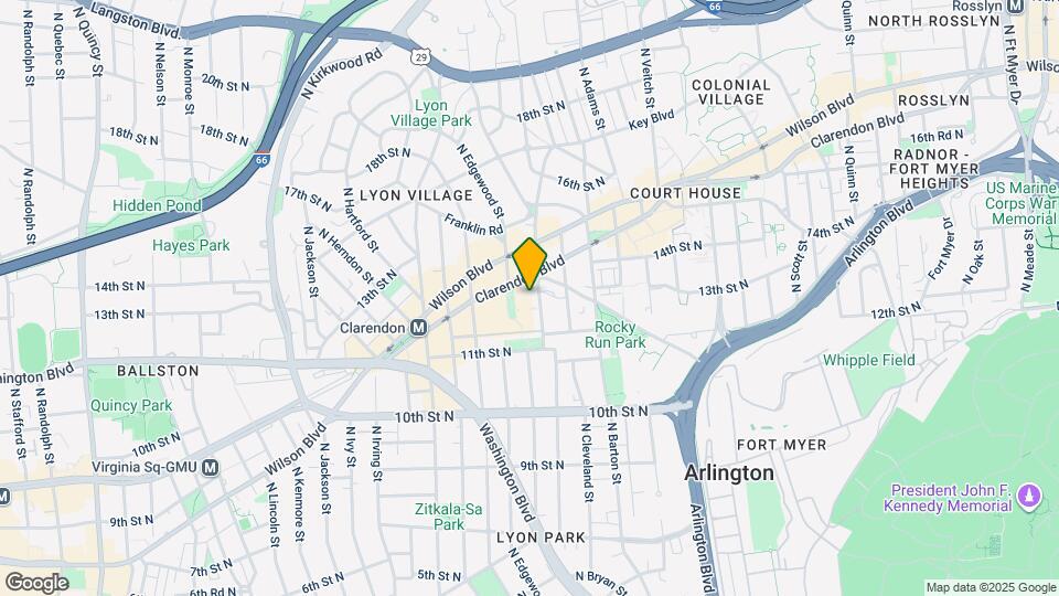 1322 N Danville St Map and Location Details