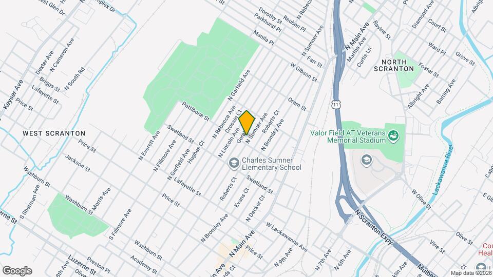 607 N Sumner Ave Mapa y Detalles de la Ubicación