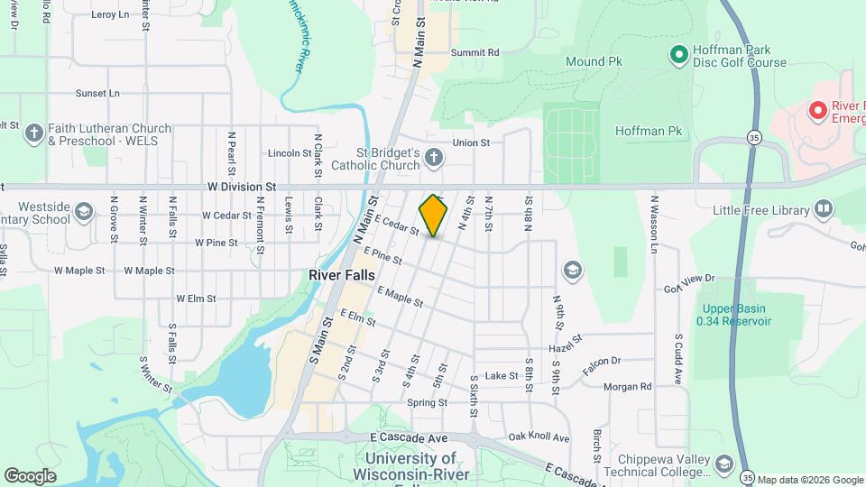 326 N 3rd St Map and Location Details