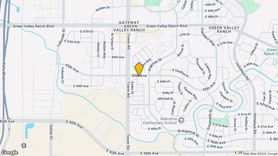 4492 Andes Ct Map and Location Details