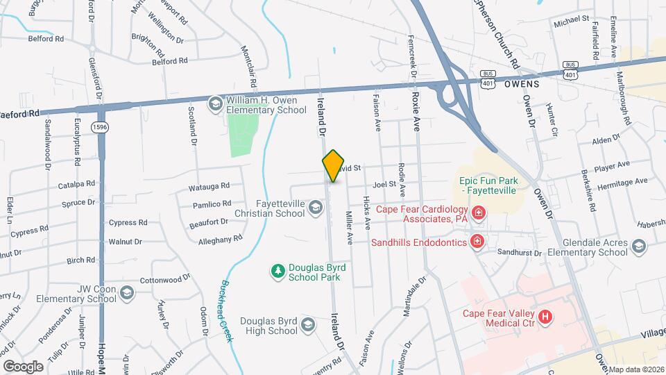 1313 Ireland Dr Map and Location Details