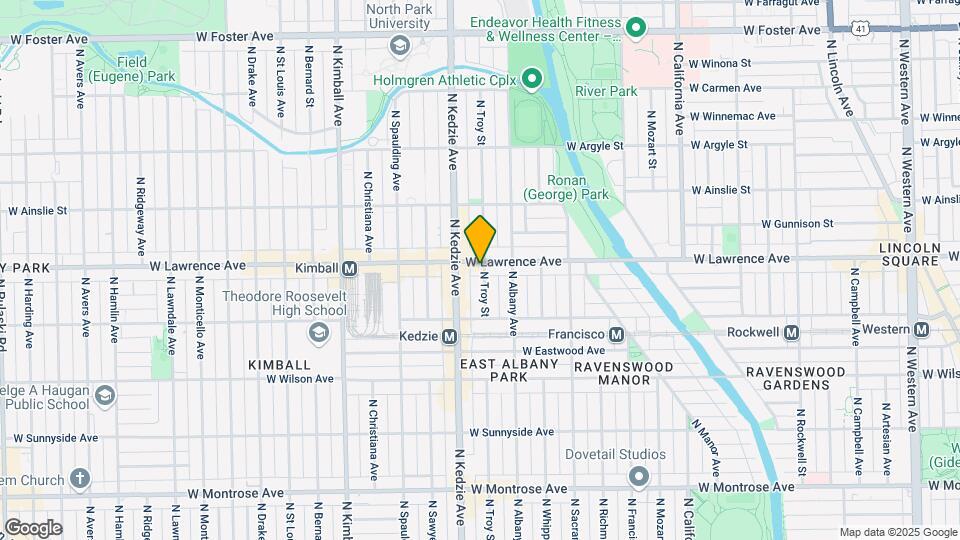 4748 N Troy St, Unit 1 Map and Location Details
