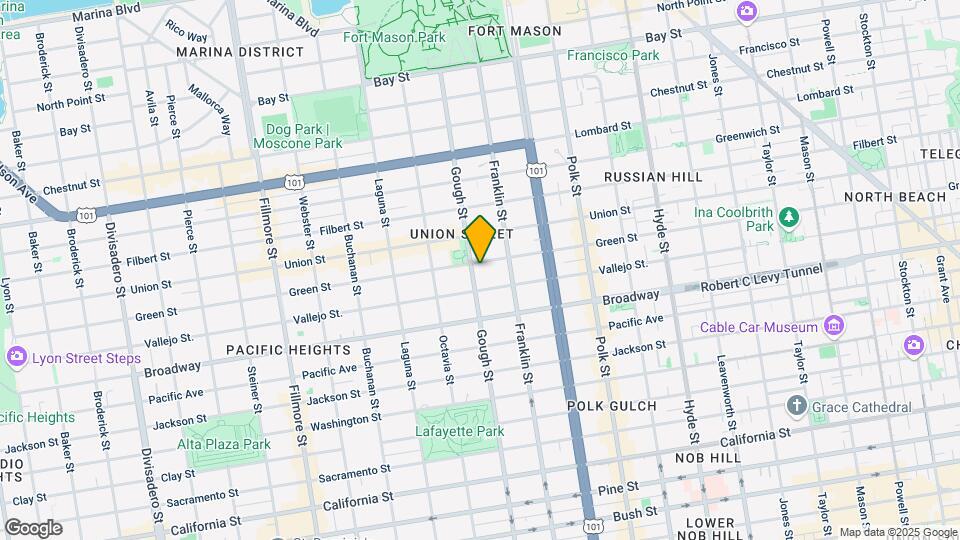 2550 Gough St Map and Location Details