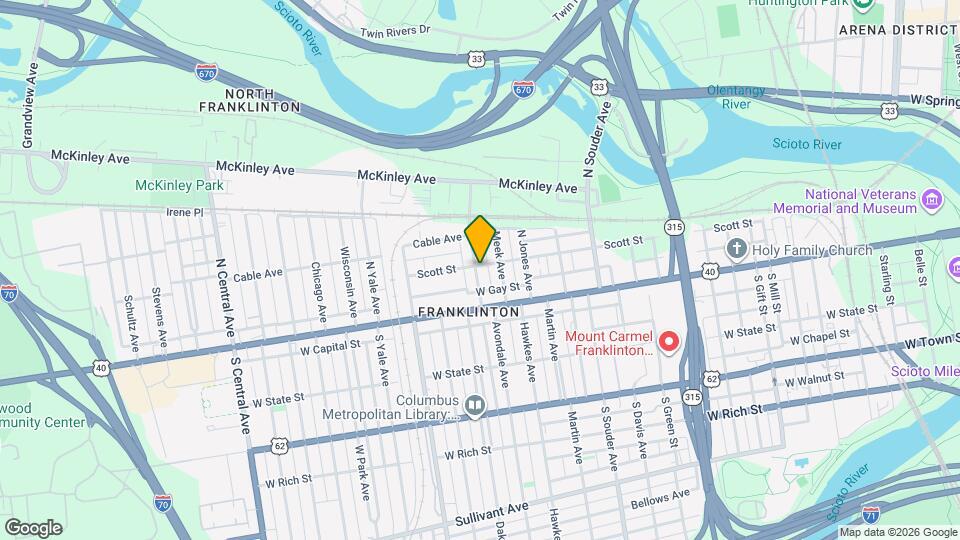 56 Rodgers Ave Map and Location Details