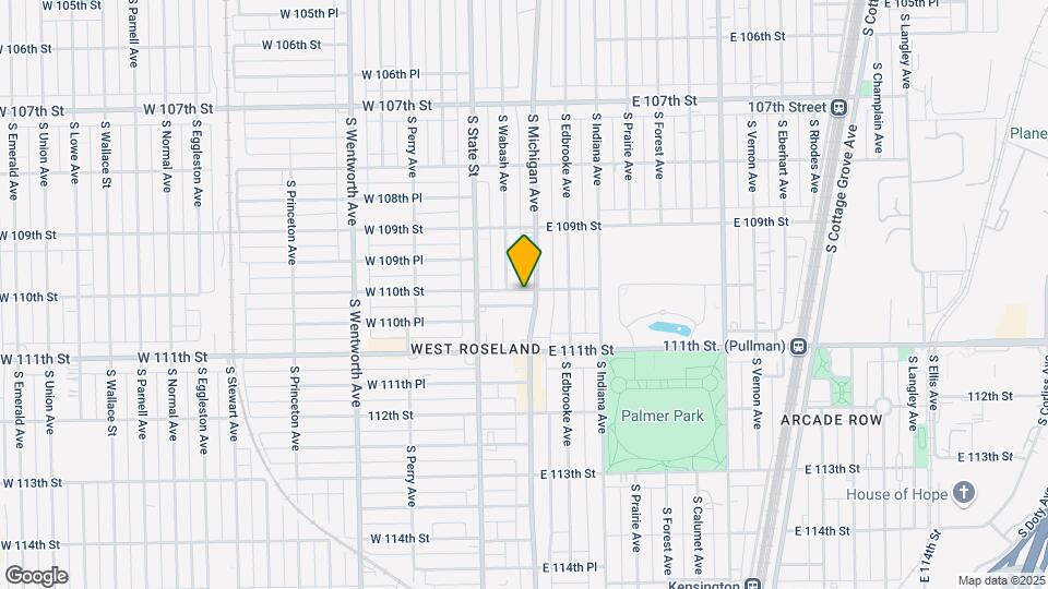 11000 S Michigan Ave Map and Location Details