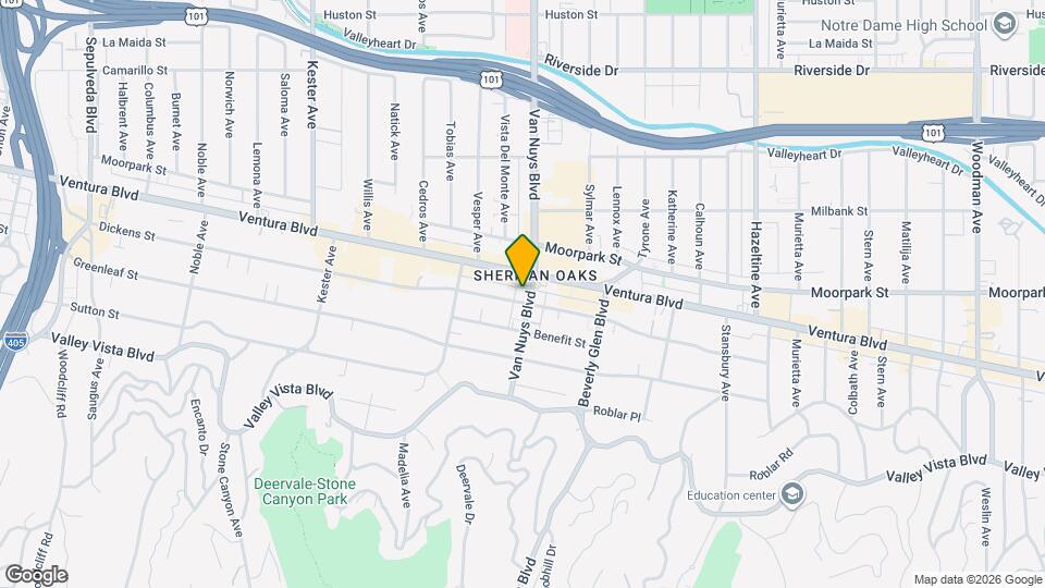 14515 Dickens St Map and Location Details