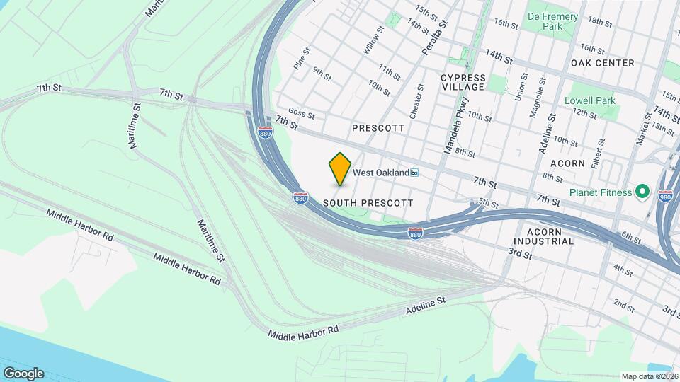 322 Peralta St Map and Location Details