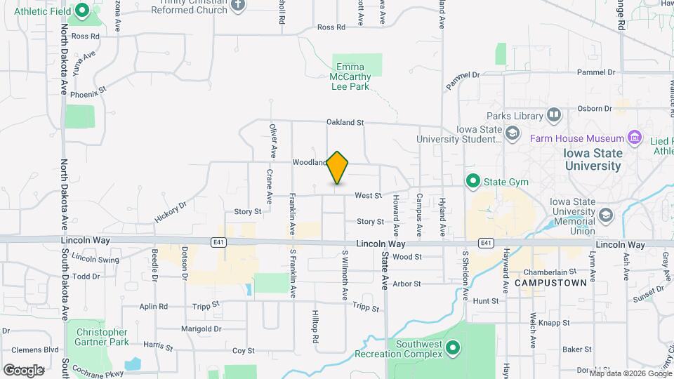 3309 West St Map and Location Details