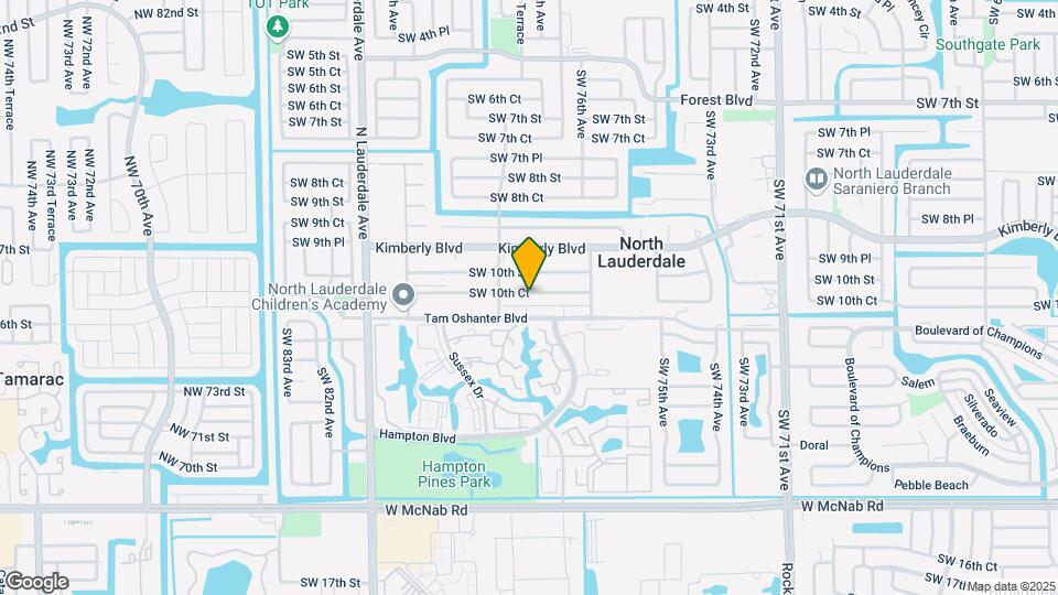 7720 SW 10th Ct Map and Location Details