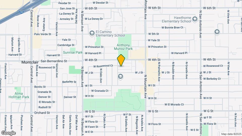 1253 W Rosewood Ct Map and Location Details
