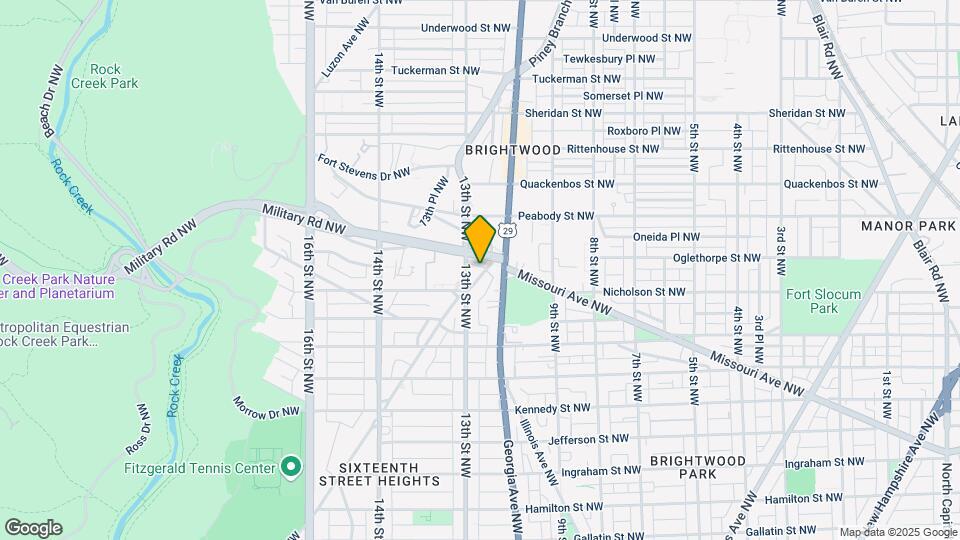 5828 Colorado Ave NW Map and Location Details