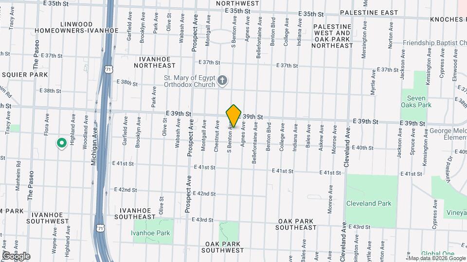 3929 S Benton Ave Mapa y Detalles de la Ubicación