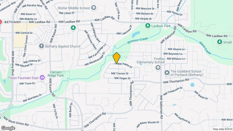 13764 NW Payne Dr Map and Location Details