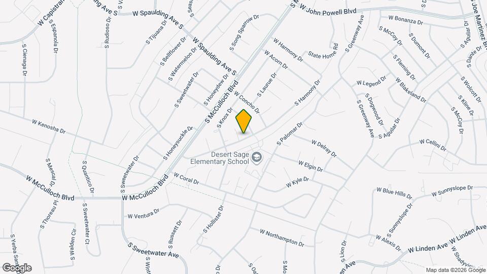 923 S Harmony Dr Map and Location Details