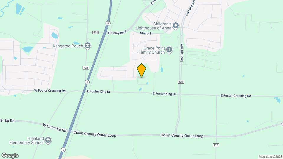 615 E Foster Crossing Rd Mapa y Detalles de la Ubicación