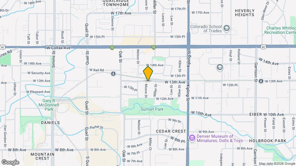 1292 Moore St Map and Location Details