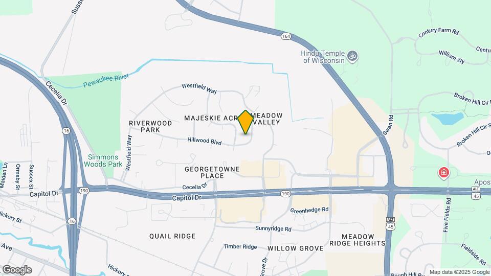 1317-1332 Hillwood Blvd Map and Location Details