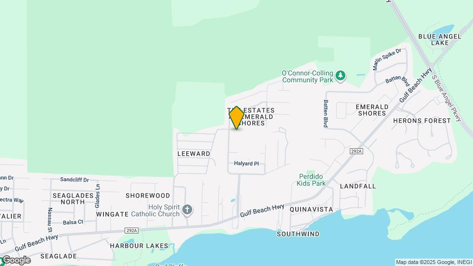 605 Downhaul Dr Map and Location Details