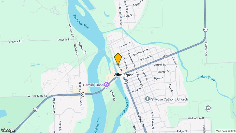 206 N Water St Map and Location Details